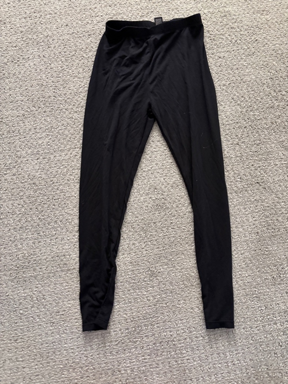 Girls' Black Stretch Leggings - Comfortable Everyday Essential